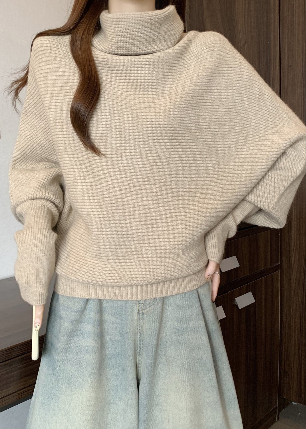 Classic Vintage Sweater with a Flattering Fit