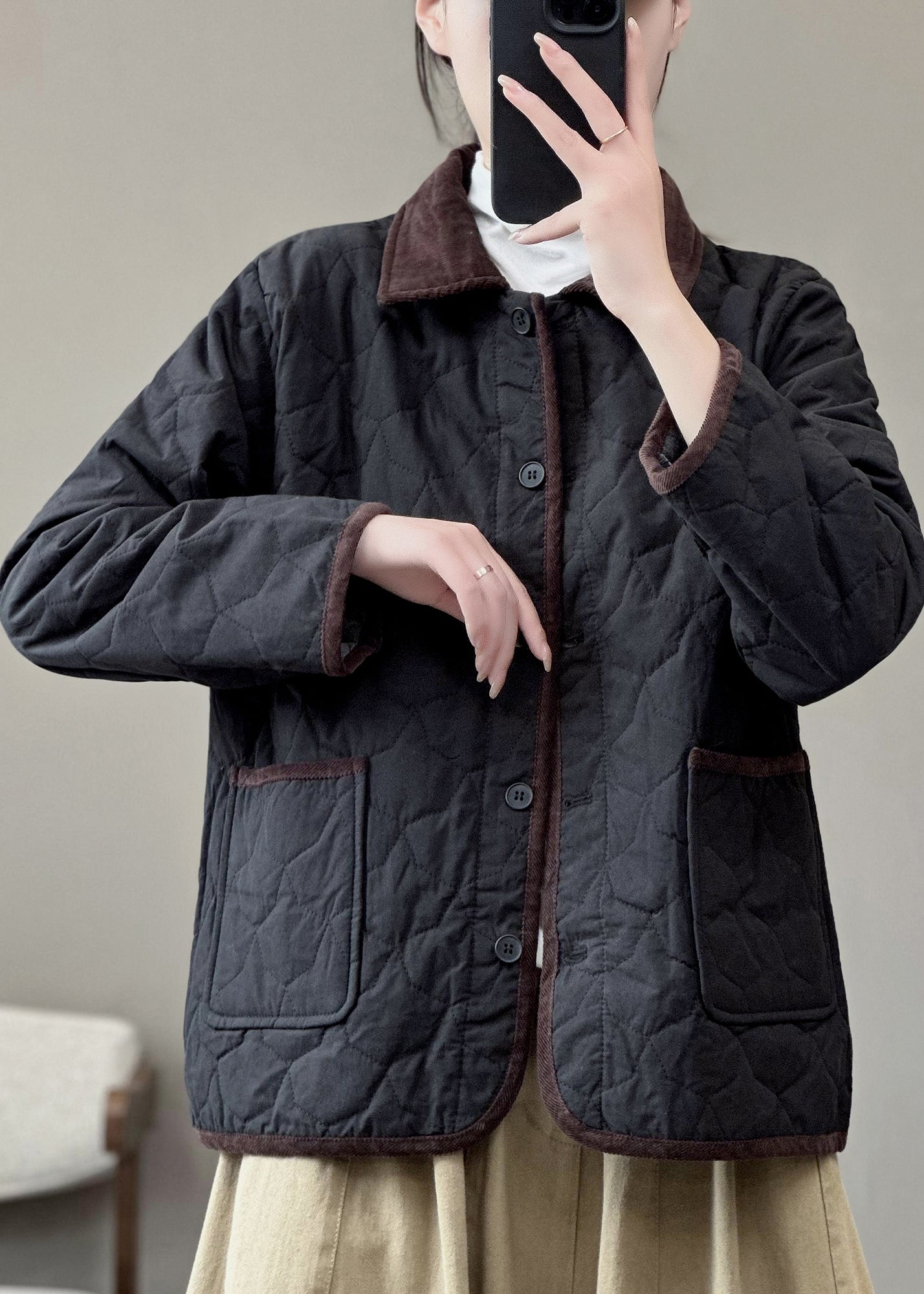 Classic Vintage Jacket with a Flattering Fit