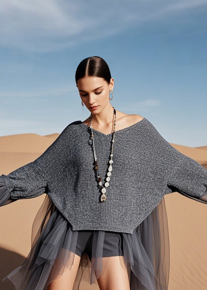 Vintage Inspired Sweater with a Contemporary Edge