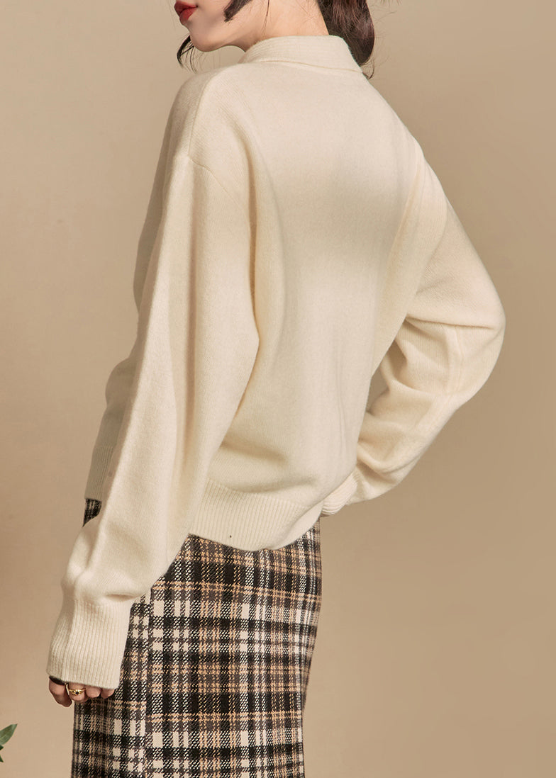 Beautifully Finished Sweater in a Timeless Design