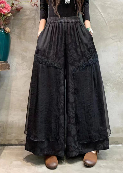 A Vintage Style Pants with Delicate Timeless Details