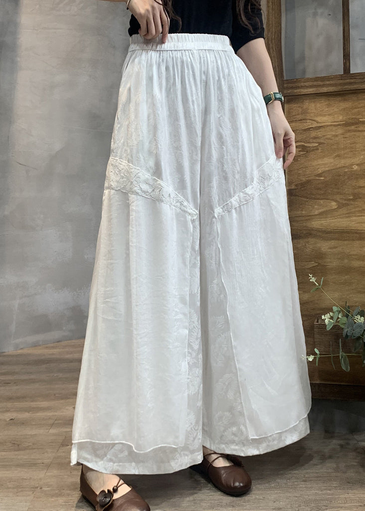 A Vintage Style Pants with Delicate Timeless Details