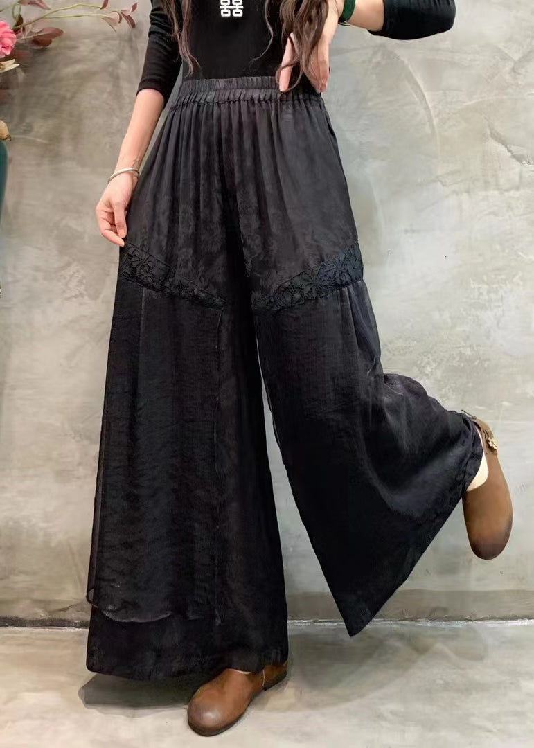 A Vintage Style Pants with Delicate Timeless Details