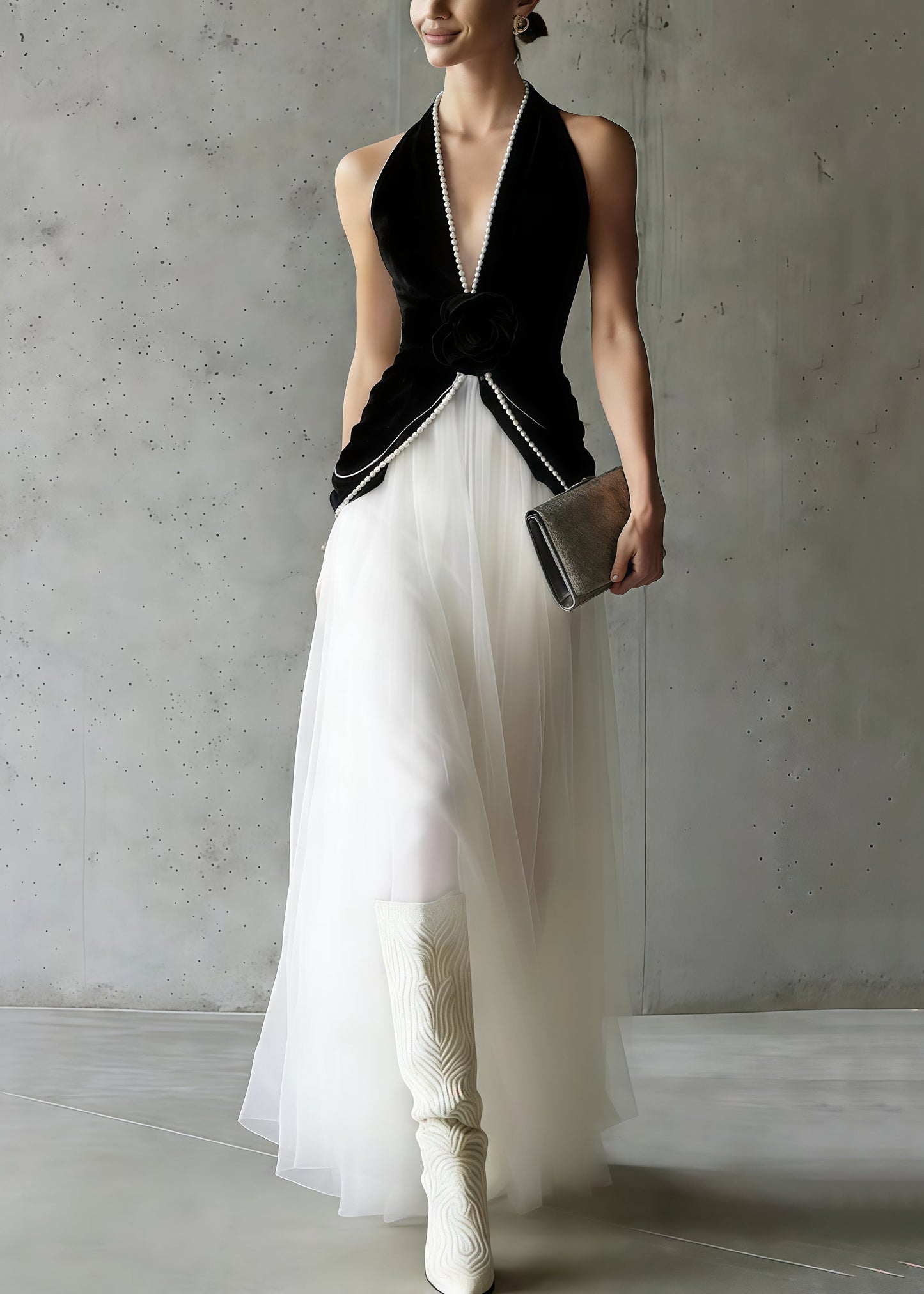 Beautifully Finished Dress in a Timeless Design