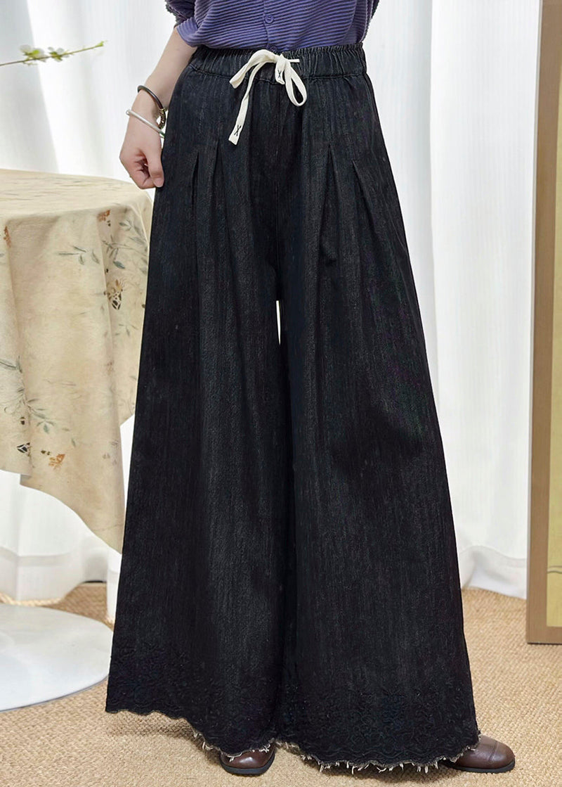 A Vintage Style Pants with Delicate Timeless Details