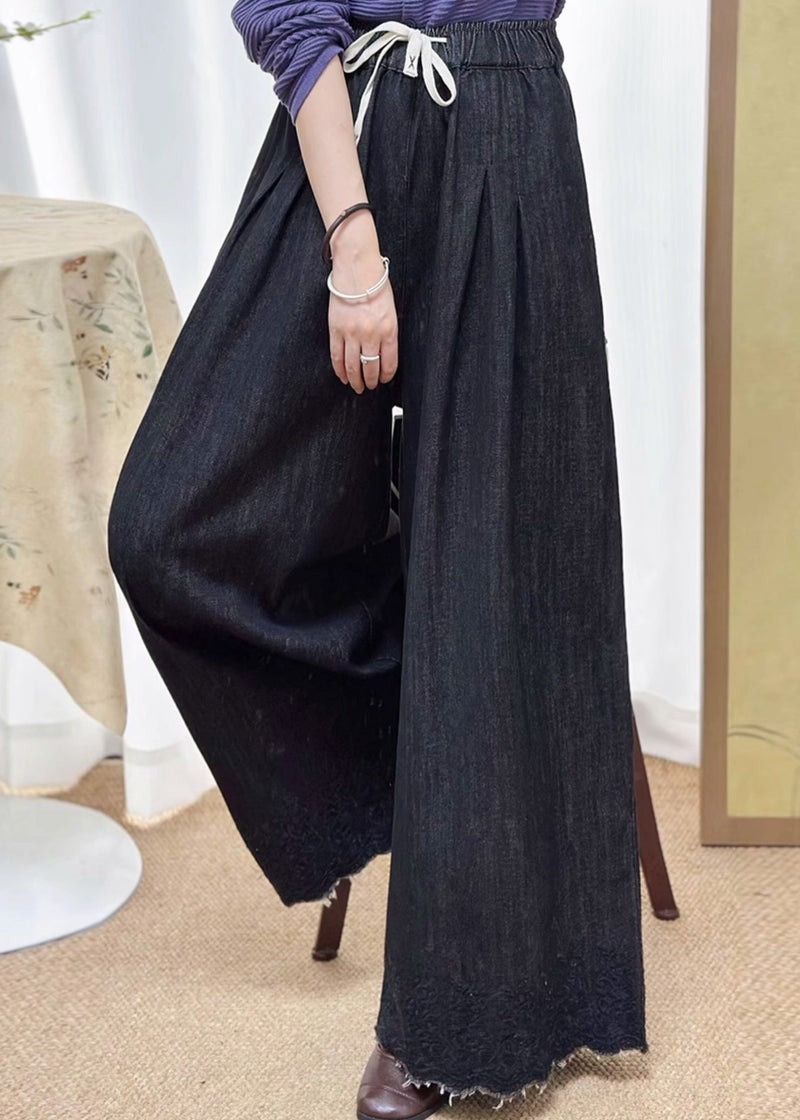 A Vintage Style Pants with Delicate Timeless Details