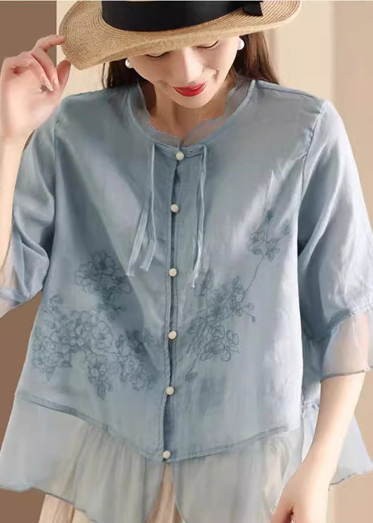 A Vintage Style Shirt with Delicate Timeless Details
