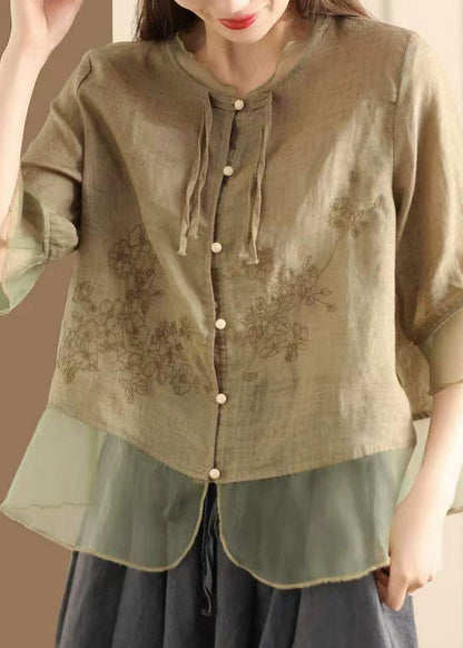 A Vintage Style Shirt with Delicate Timeless Details