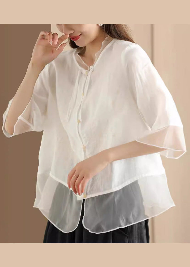 A Vintage Style Shirt with Delicate Timeless Details