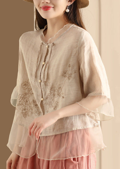 A Vintage Style Shirt with Delicate Timeless Details