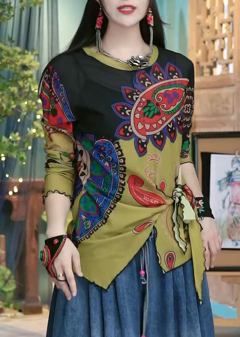 A Vintage Style Top with Delicate Timeless Details