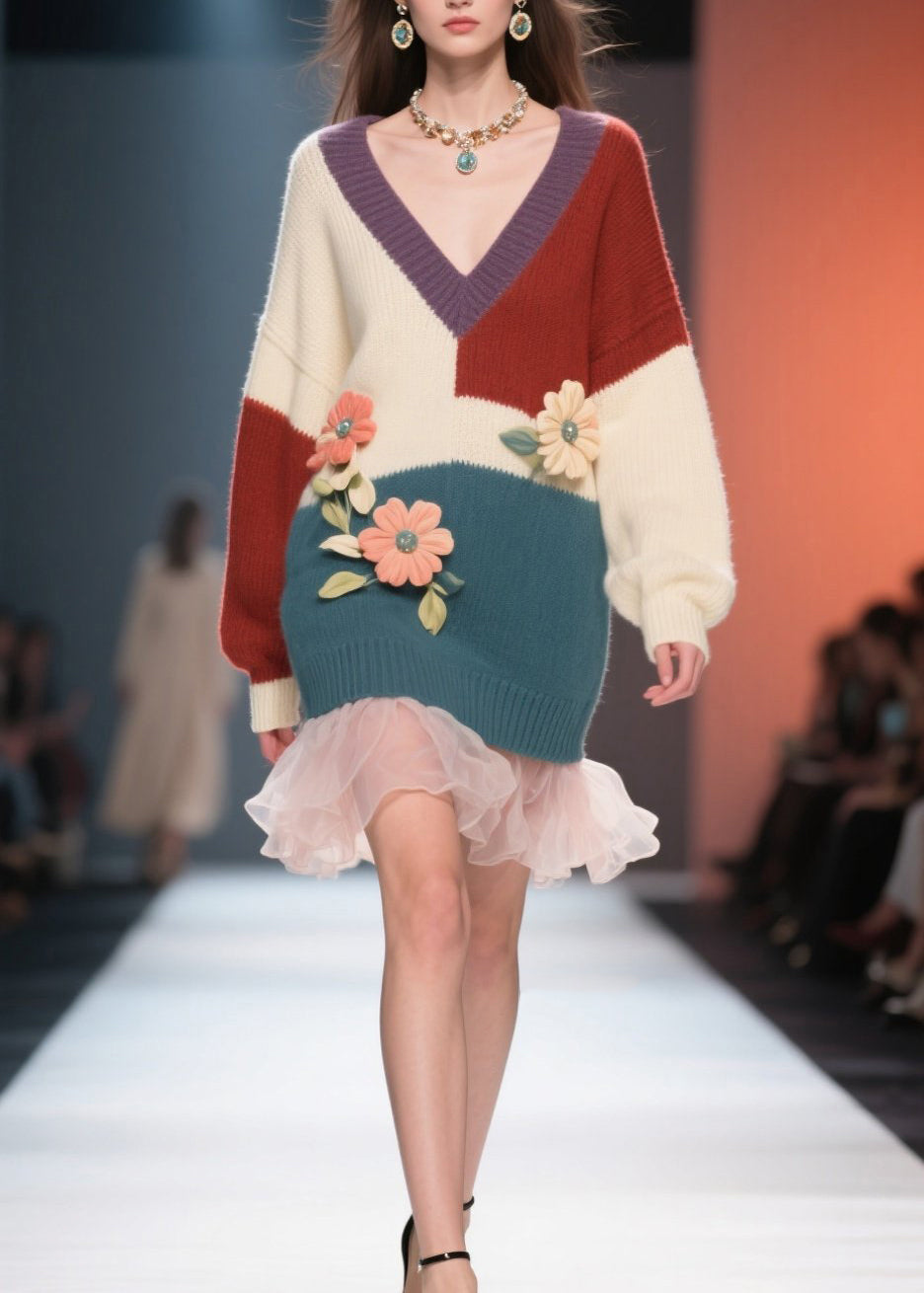 Vintage Inspired Sweater with a Contemporary Edge