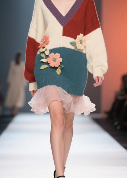 Vintage Inspired Sweater with a Contemporary Edge