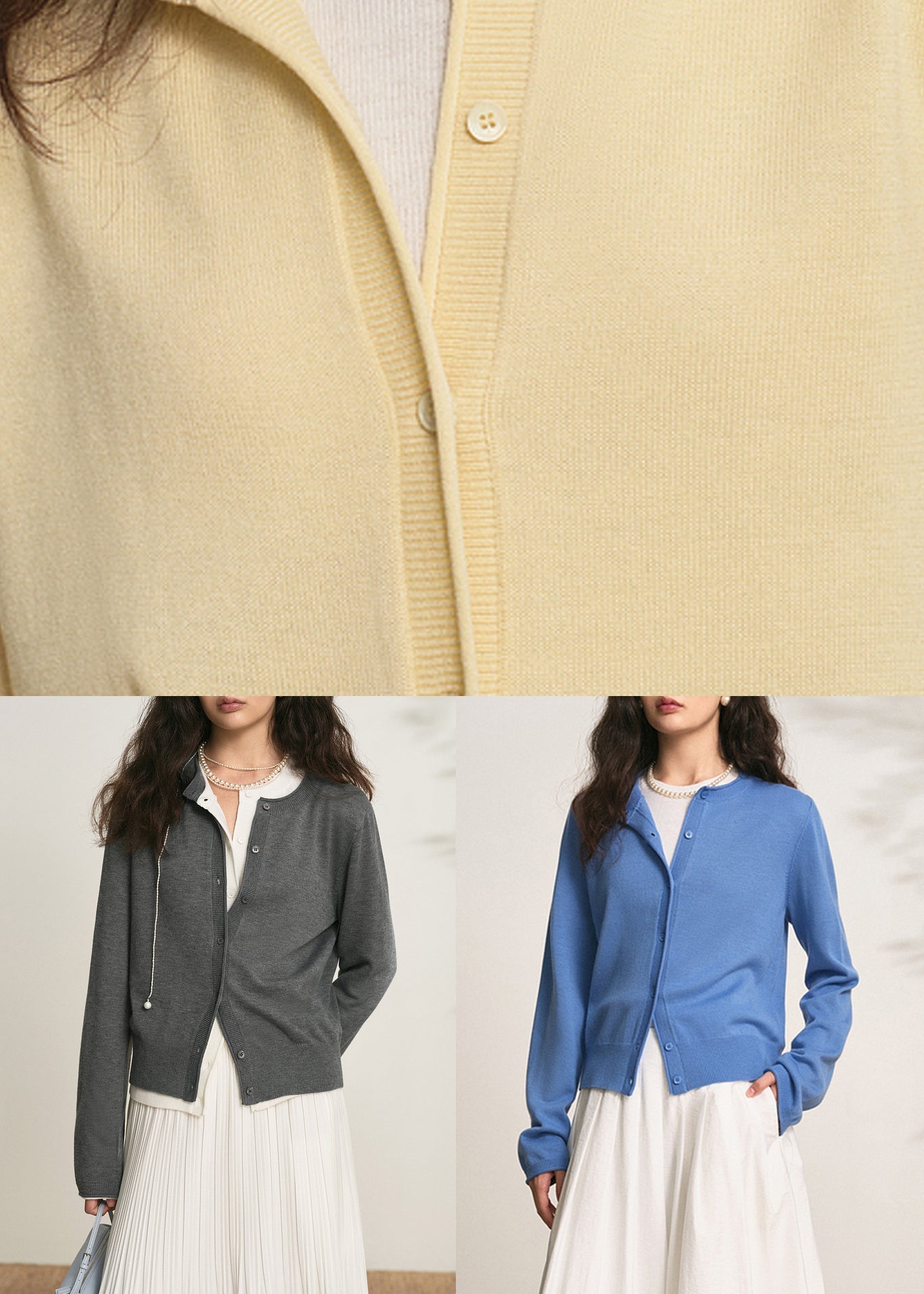 Classic Vintage Cardigan with a Flattering Fit