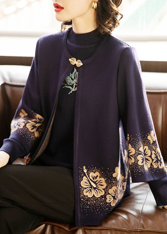 Classic Vintage Cardigan with a Flattering Fit
