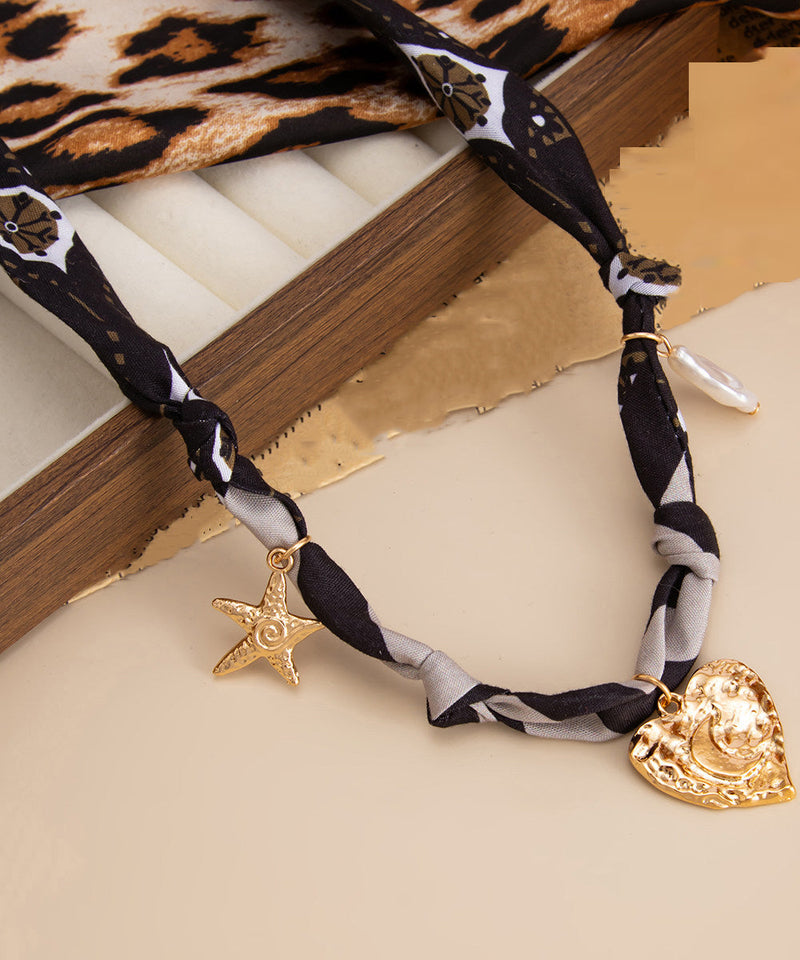 Vintage Handmade Gold Necklace