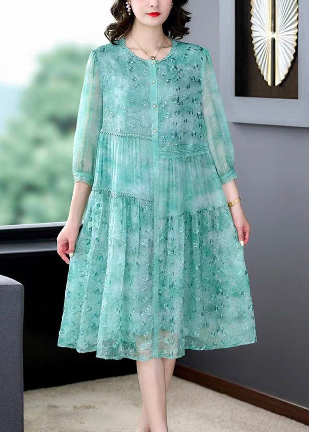 A Vintage Style Dress with Delicate Timeless Details