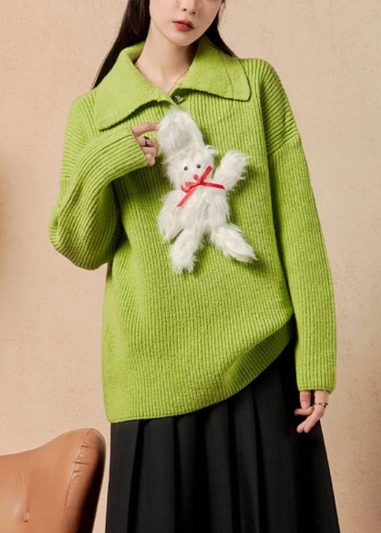 A Vintage Style Sweater with Delicate Timeless Details