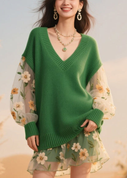 Vintage Inspired Sweater with a Contemporary Edge
