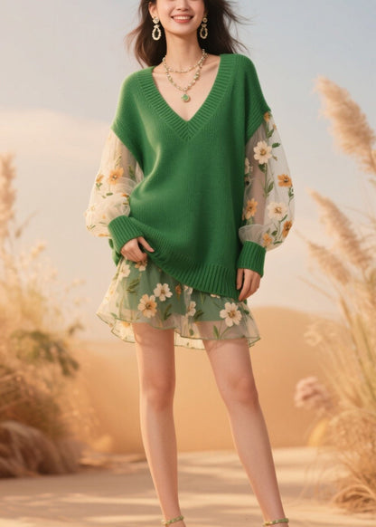 Vintage Inspired Sweater with a Contemporary Edge