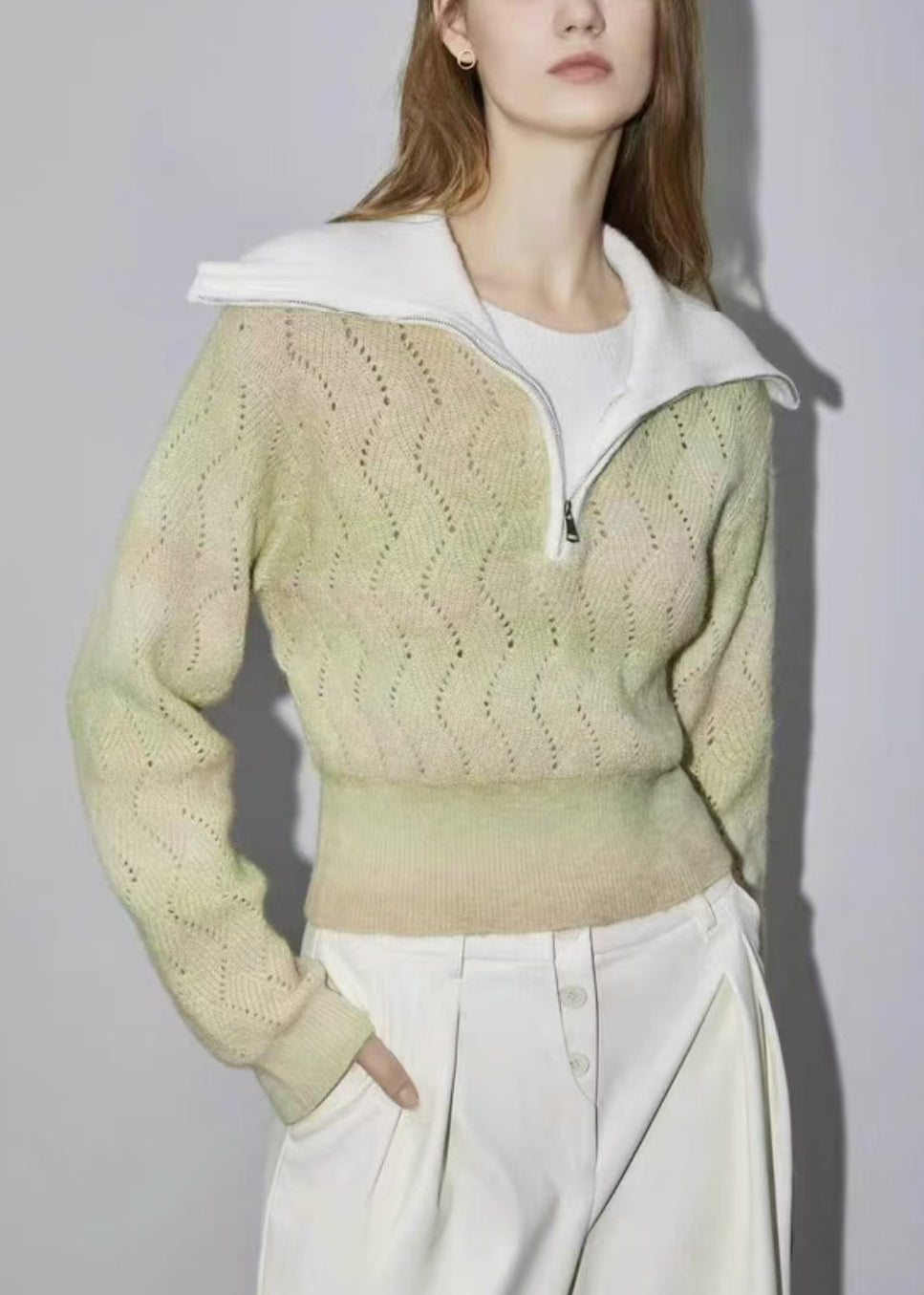 Beautifully Finished Sweater in a Timeless Design