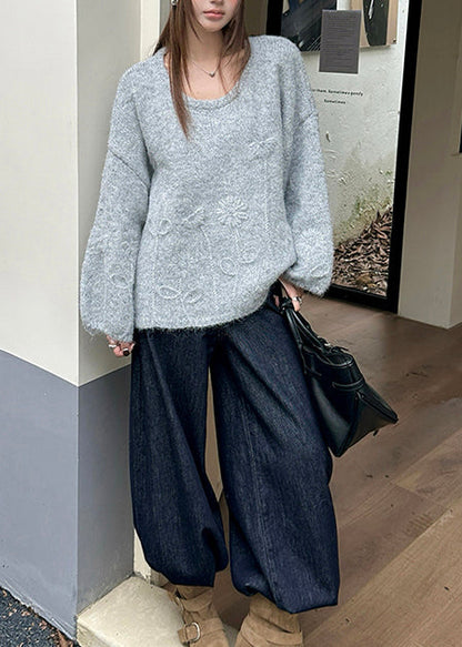 A Vintage Style Sweater with Delicate Timeless Details