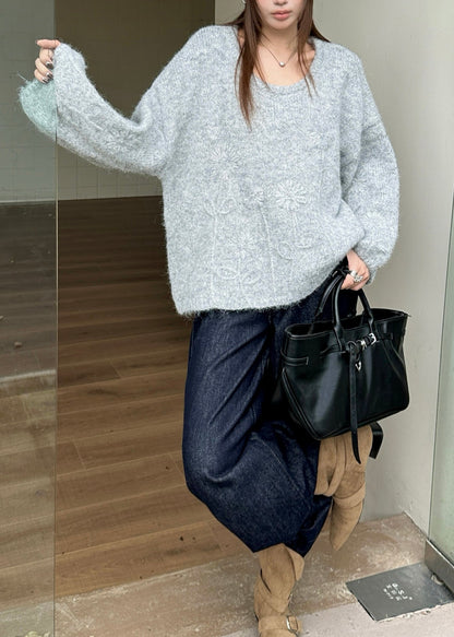 A Vintage Style Sweater with Delicate Timeless Details