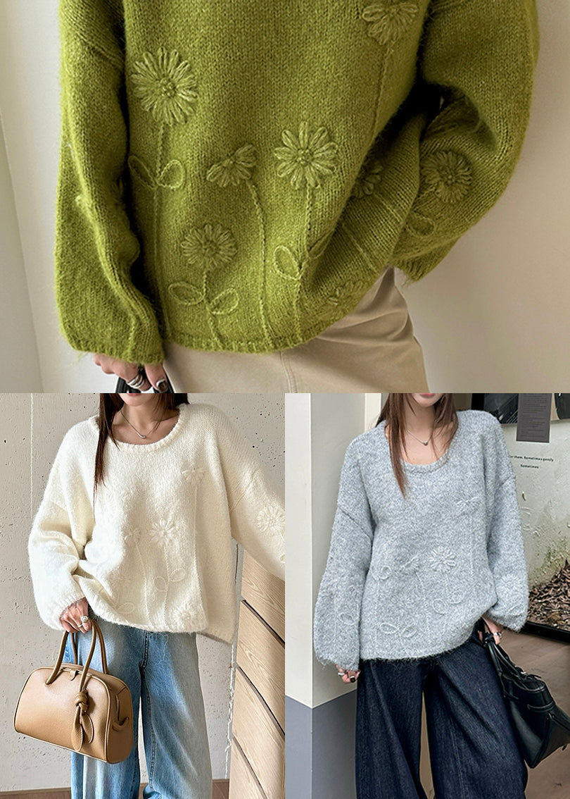 A Vintage Style Sweater with Delicate Timeless Details