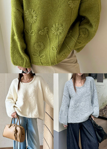 A Vintage Style Sweater with Delicate Timeless Details