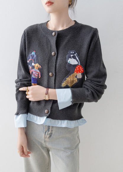 Well Tailored Cardigan with a Graceful Silhouette
