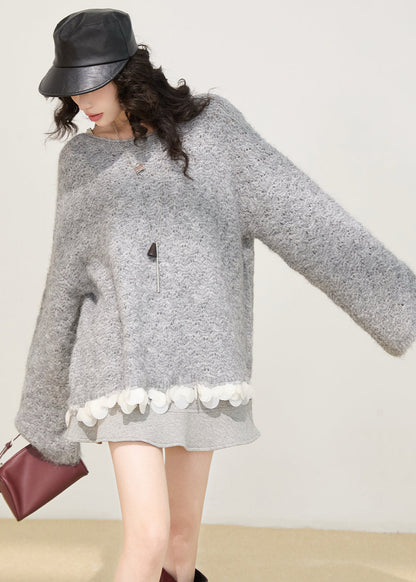A Vintage Style Sweater with Delicate Timeless Details