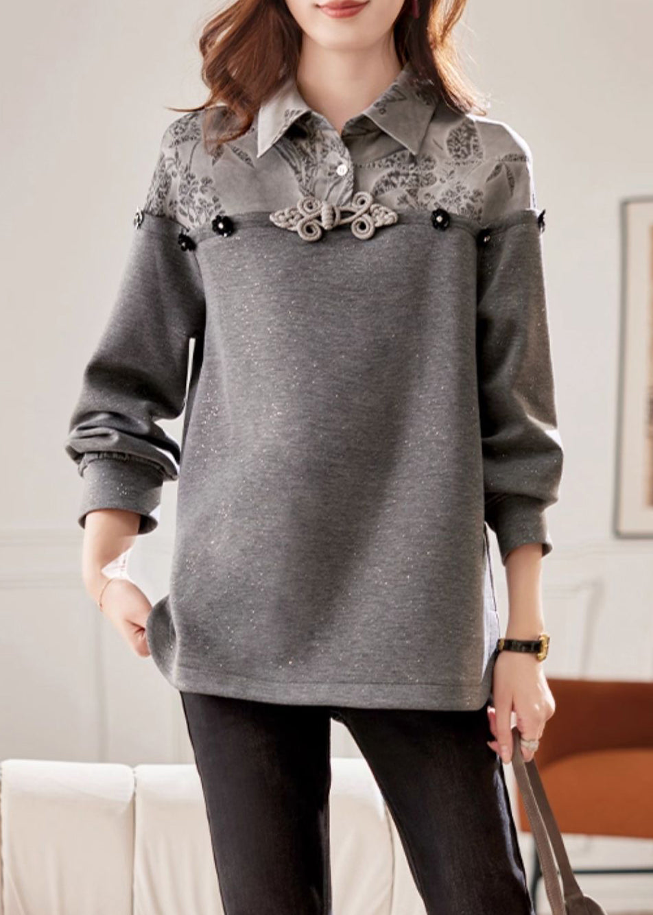A Vintage Style Shirt with Delicate Timeless Details