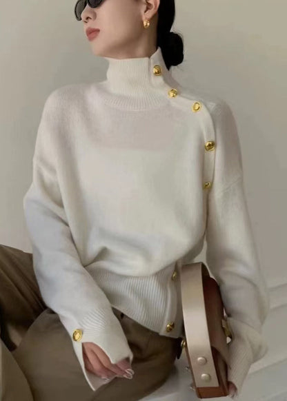 A Vintage Style Sweater with Delicate Timeless Details