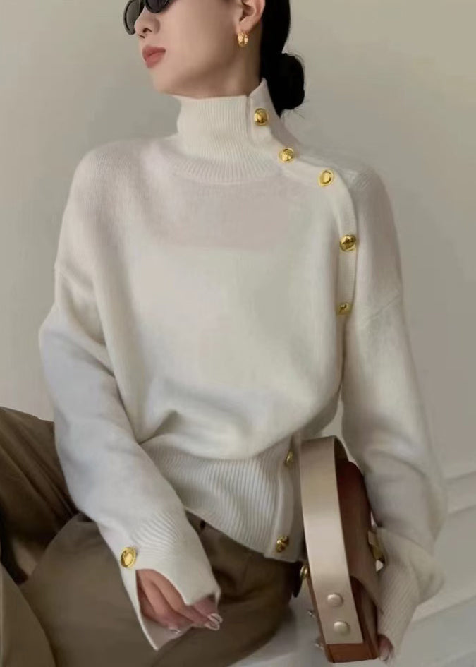 A Vintage Style Sweater with Delicate Timeless Details