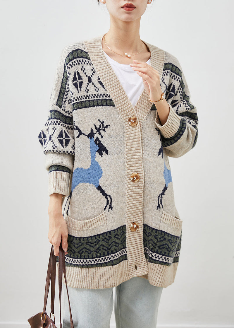 Classic Vintage Cardigan with a Flattering Fit