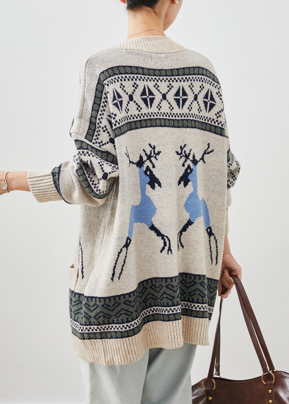 Classic Vintage Cardigan with a Flattering Fit