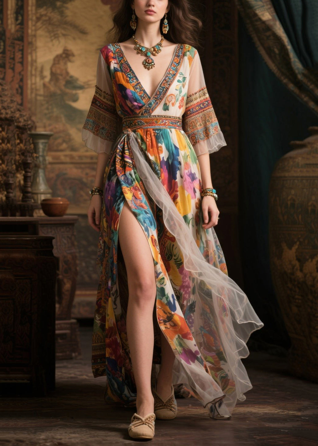 Classic Vintage Dress with a Flattering Fit