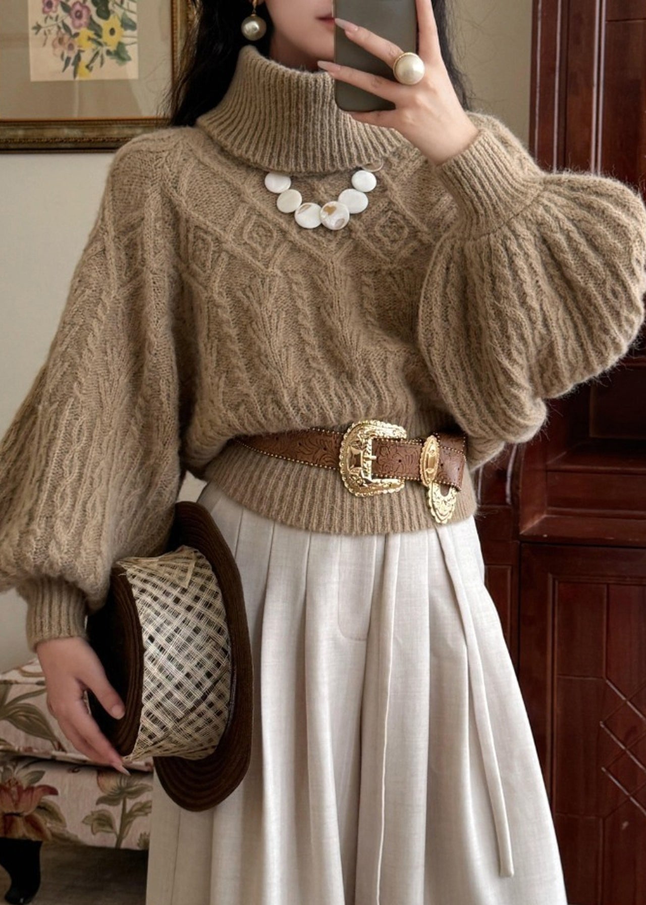 Beautifully Finished Sweater in a Timeless Design