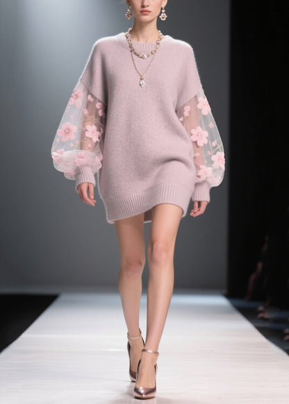 A Vintage Style Sweater with Delicate Timeless Details
