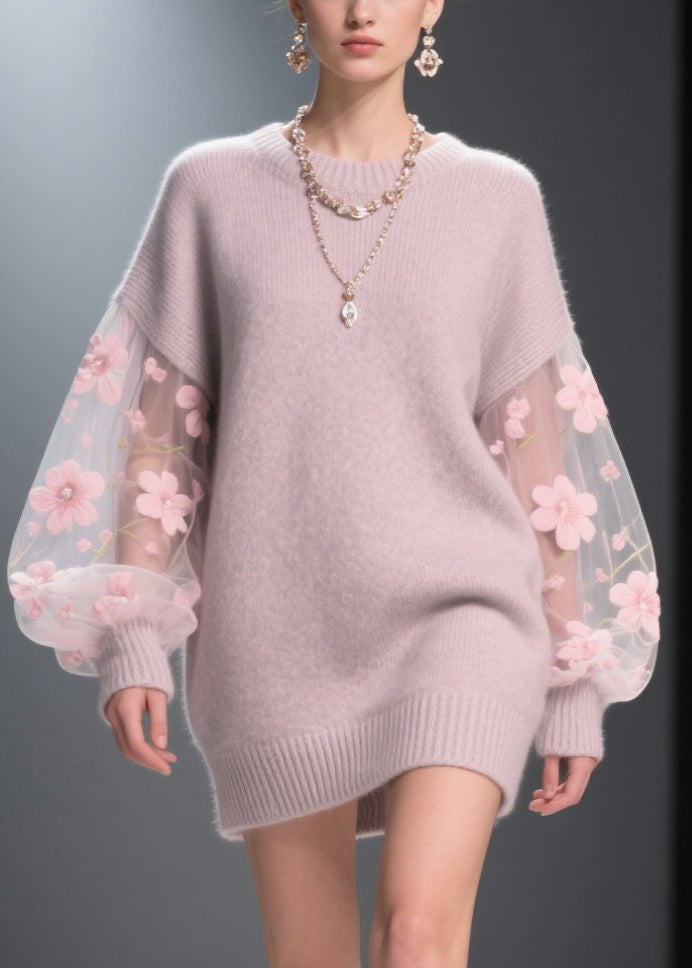 A Vintage Style Sweater with Delicate Timeless Details