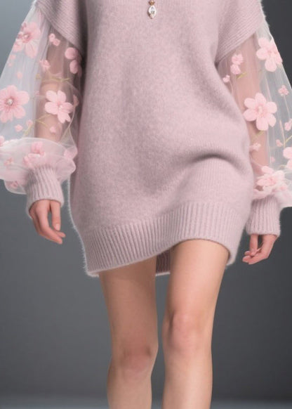 A Vintage Style Sweater with Delicate Timeless Details