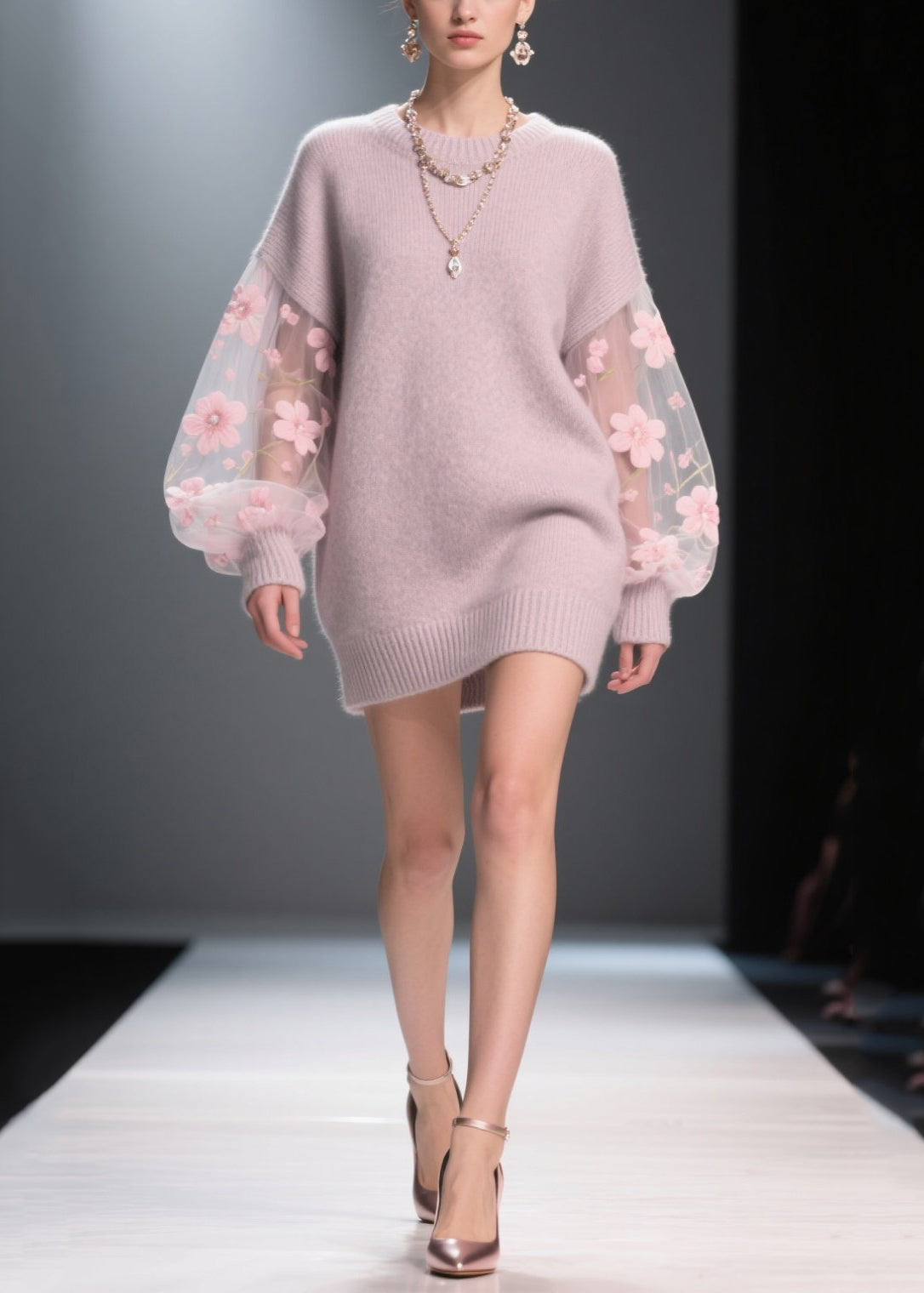 A Vintage Style Sweater with Delicate Timeless Details