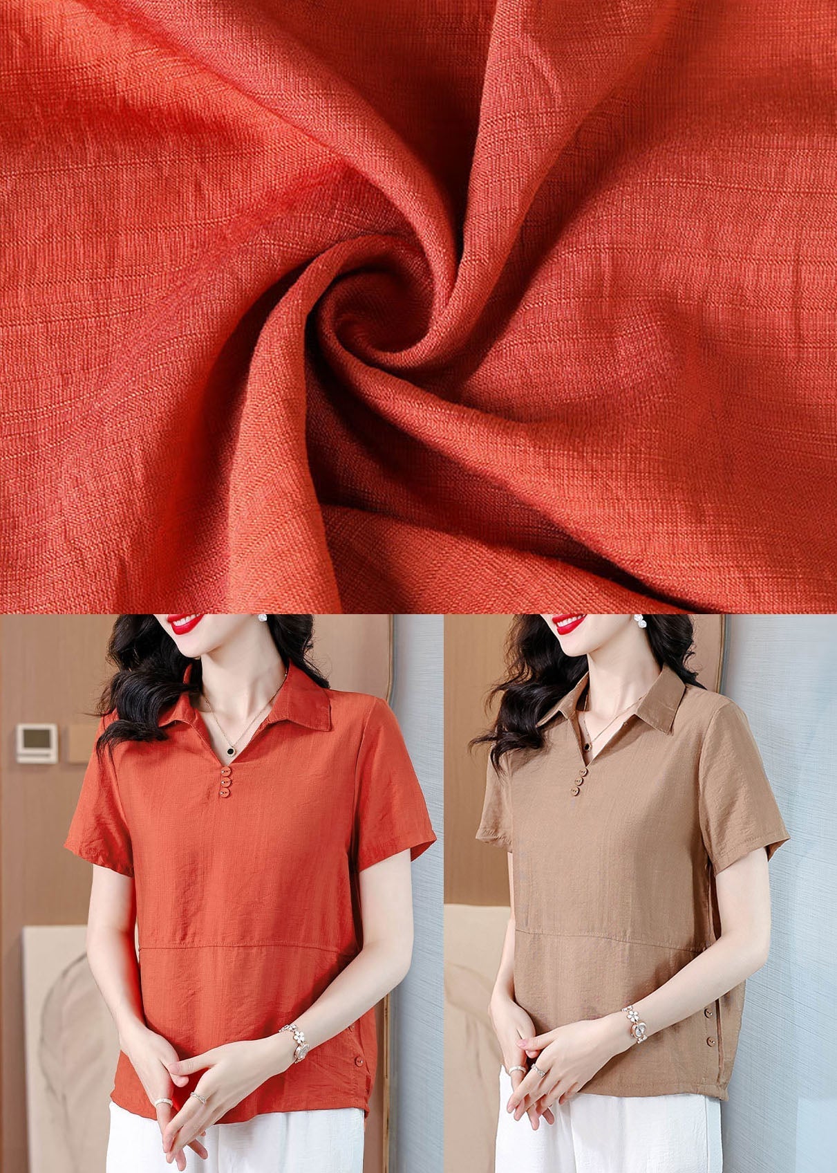 Classic Vintage Blouse with a Flattering Fit