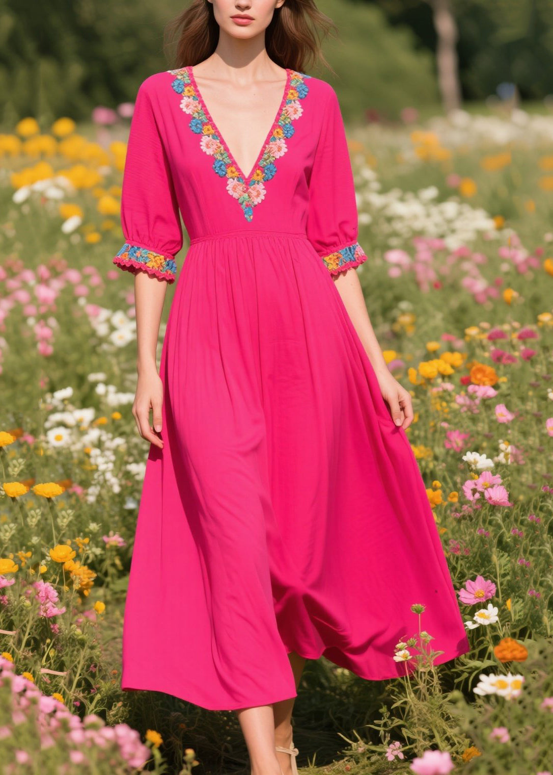Beautifully Finished Dress in a Timeless Design