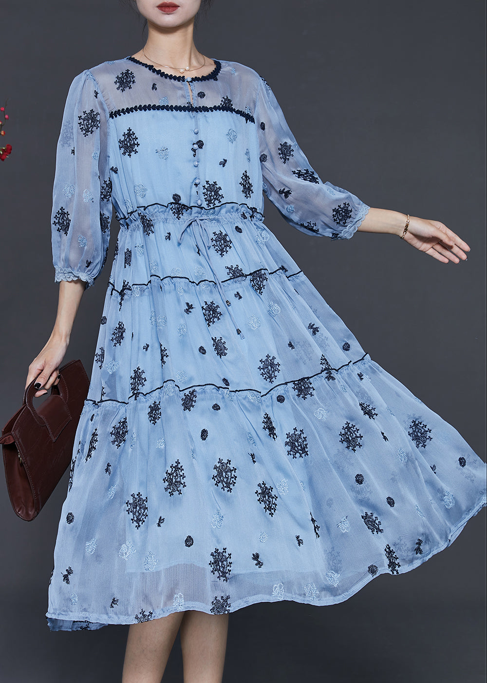 A Vintage Style Dress with Delicate Timeless Details