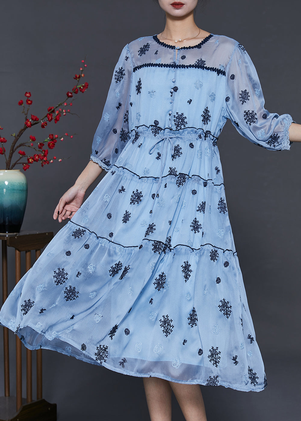 A Vintage Style Dress with Delicate Timeless Details