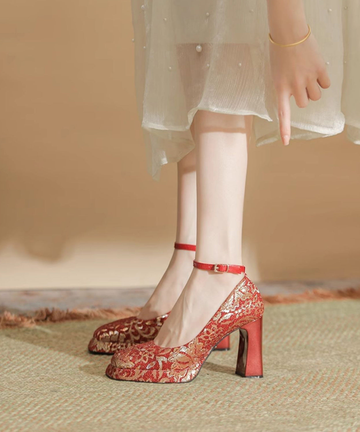 Vintage Inspired Orthopedic Heels