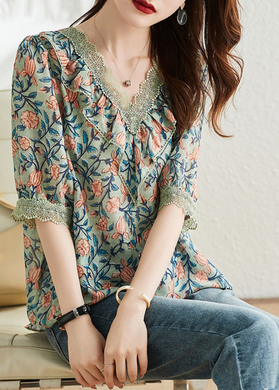 Vintage Inspired Top with a Contemporary Edge