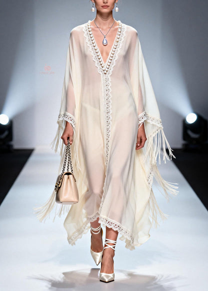 A Vintage Style Dress with Delicate Timeless Details