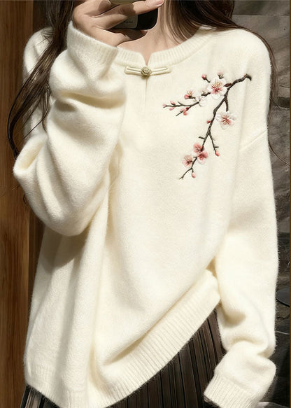 A Vintage Style Sweater with Delicate Timeless Details